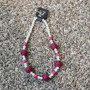 Lucky In Pink Girls Necklace